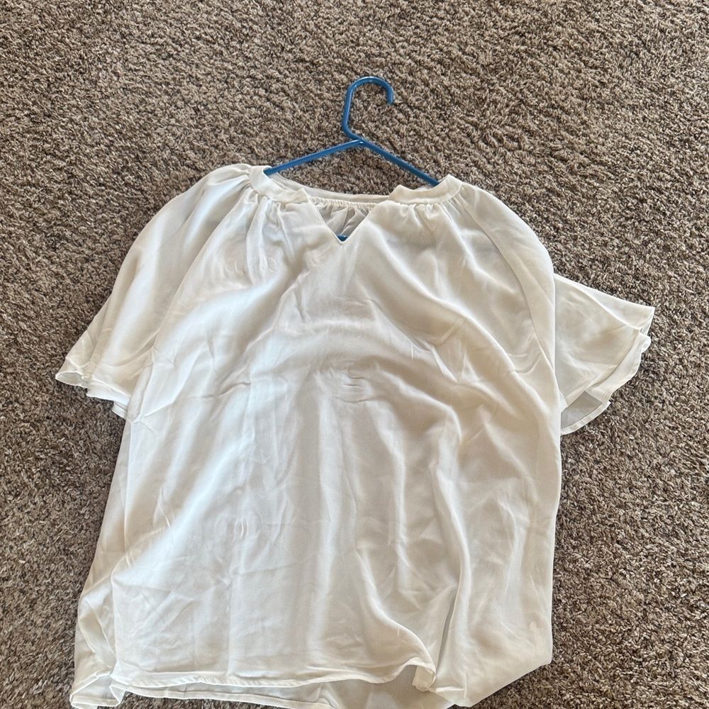 Elegant White Women's Top